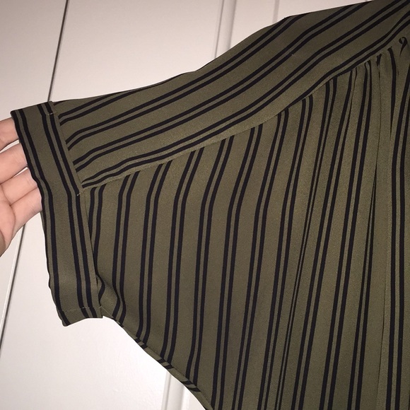 Green and Black Striped Top - Picture 5 of 6